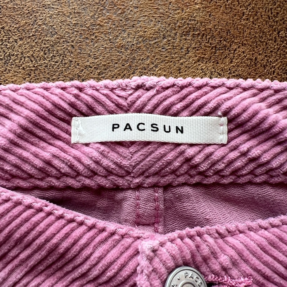 PacSun Pink Straight Leg Mom Jeans. Size 27 - Picture 3 of 10